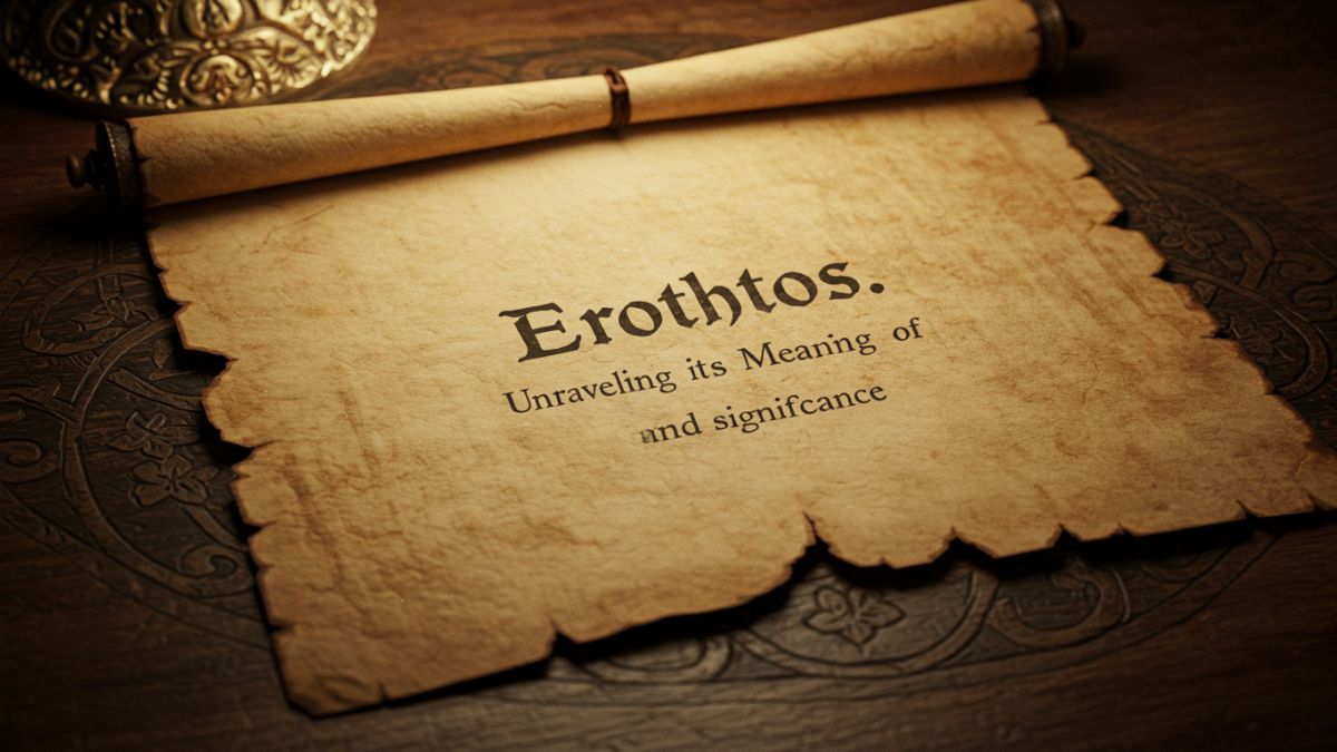 erothtos: Unraveling Its Meaning and Significance