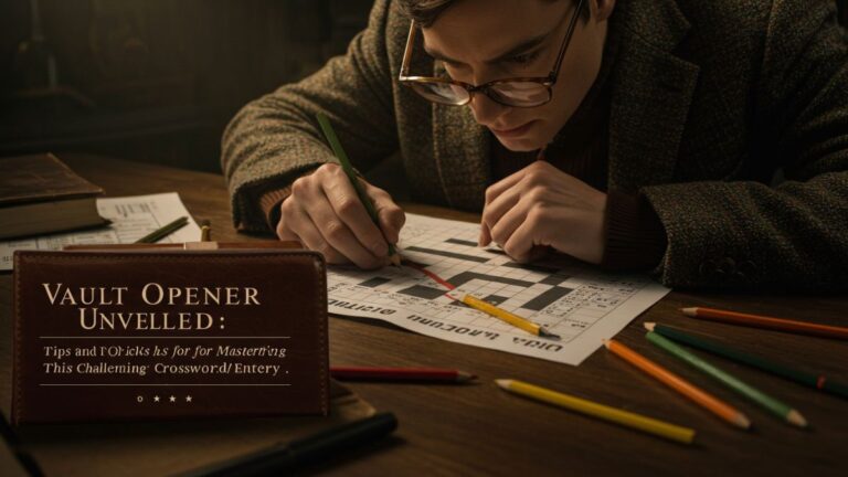 vault opener nyt crossword (1): Tips and Tricks for Mastering This Challenging Crossword Entry