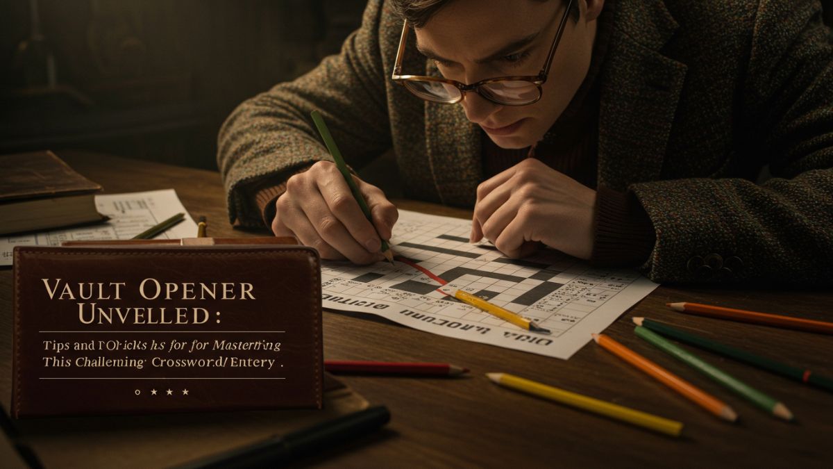 Vault Opener Unveiled: Tips and Tricks for Mastering This Challenging Crossword Entry